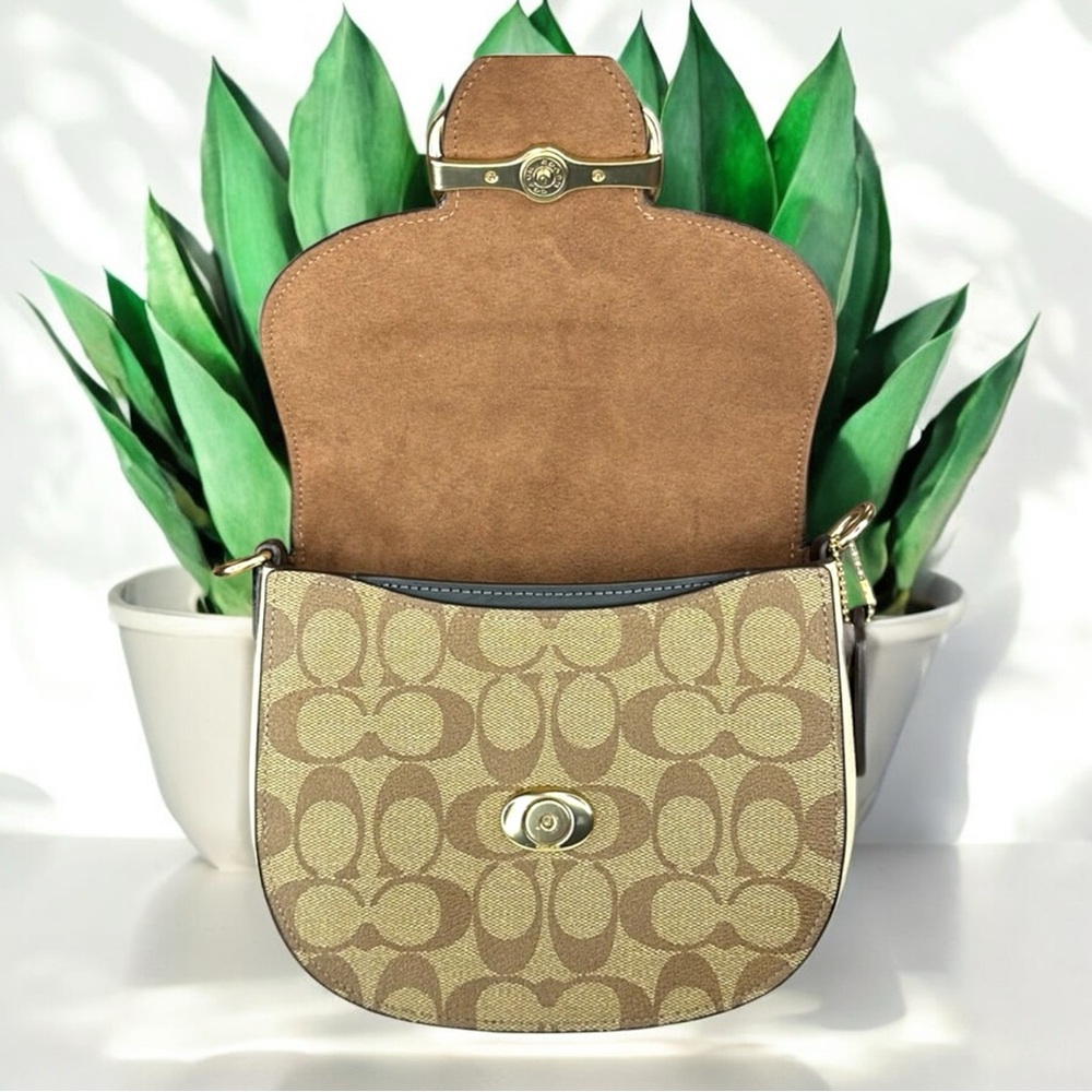 COACH - Morgan Saddle Bag in Color block - Picture 5 of 16